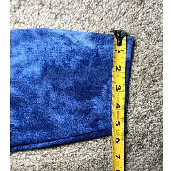 Time and Tru Blue Tie Dye Leggings - Women's XXL - Picture 5 of 10